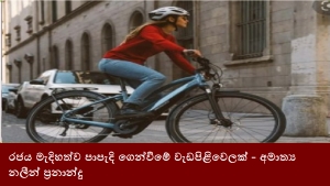 රජය මැදිහත්ව පාපැදි ගෙන්වීමේ වැඩපිළිවෙලක් - අමාත්‍ය නලීන් ප්‍රනාන්දු