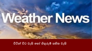 විටින් විට වැසි හෝ ගිගුරුම් සහිත වැසි